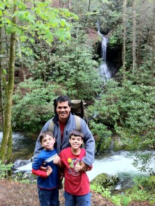 Hiking on a wonderful morning in June, 2011.